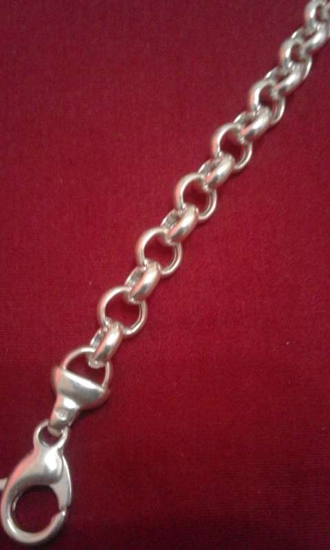 Genuine sterling Silver Italian Belcher Neckchain